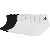 Adidas Unisex Quarter Socken, 9er Pack - Thin & Light Sportswear Ankle Socks, Logo, einfarbig