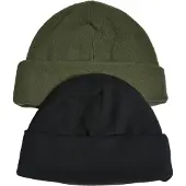 Urban Classics Beanie "Unisex Fleece Beanie 2-Pack" 1 Stk.