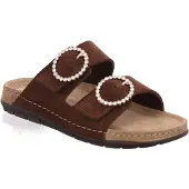 Rohde Slipper Rodigo 5892 Damen Mocca-Schuhgröße 35