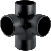 Geberit GE Silent-db20 Bogeneckabzweig, 88,5 Grad, 90 Grad, d110, 110 mm, 5 Stk.