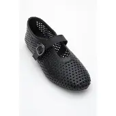 Forever & Always MIRELLA Geflochten Leder Ballerinas Damen