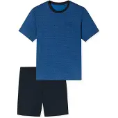 Schiesser Pyjama "Comfort Essentials" Set, 0, 2 mit aufgesetzter Brusttasche