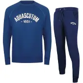 Aquascutum - Trainingsanzug-set „old School" Mit Rundhalsausschnitt, Marineblau