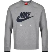 Nike Herren-Trainingsanzug mit Rundhalsausschnitt Grau