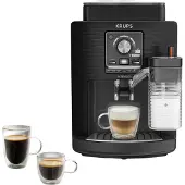 Krups EA5028, Espressomaschine, 2 l, Kaffeebohnen, Eingebautes Mahlwerk, 1450 W, Schwarz