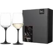 Eisch KAYA BLACK 2er-Set Weißweingläser