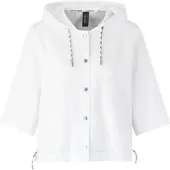 Marc Cain Kapuzen-Sweatjacke weiss, 44