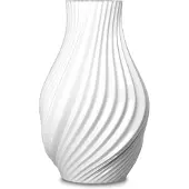 Lyngby Porcelæn - Twist Vase - White - 18 cm