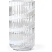 Lyngby Porcelæn - Lyngby Vase - Swirl White - 20.5 cm