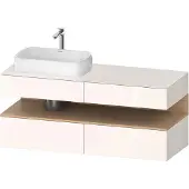 Duravit QA4765030220010 QTG KWTU WH Ek. 1400x550x600 Wß Hgl.