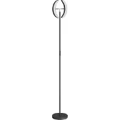 Welikera RGB Stehlampe, dimmbare Lampe mit mehrfarbigen Beleuchtungsmöglichkeiten, drehbar, Schwarz