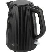 HOMCOM Wasserkocher, 1,7L, 2200W, automatische Abschaltung, Schwarz