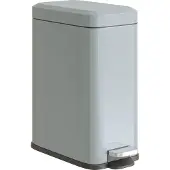 HOMCOM Mülleimer 5L Treteimer Abfalleimer mit Deckel und Fußpedal für Wohnzimmer