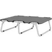 Dopwii Hundebett, klappbar, robust & komfortabel, bis 10kg, 71x58x20cm, Grau