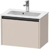 Duravit Waschtischunterschrank Ketho.2 Compact 61x39cm, Tau matt, 1 Auszug, wandhängend