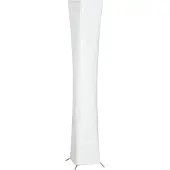 Dopwii Stehlampe mit Papierschirm, Fußschalter, 3 Helligkeitsstufen, Weiß