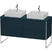 Duravit XSquare Konsolenwaschtischunterbau freistehend, für zwei Becken, 4 Auszüge, 1400x778x548mm, XS4926B9898