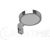 LIGHTME LM85632 LEDSpiegelklemmleuchte 'On Top' IP44 chrom 27004000K 6W