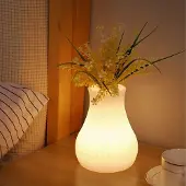 Dopwii Nachtlicht,LED Nachtlicht, 3-farbig verstellbare Nachttischlampe USB wiederaufladbar
