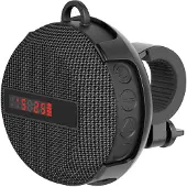 Slyrun Outdoor Fahrradlautsprecher – 7-stufiger Wasserdichter Bildschirm, Bluetooth + Saugnapf, tragbar & kreativ