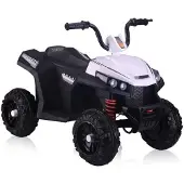 Lean cars S601 White - Electric Ride On Quad