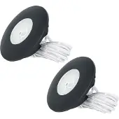 HOFTRONIC™ LED Einbaustrahler 3W 2700K IP44 Schwarz 2er Set