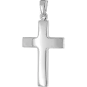 Trendor 21641 Kreuz-Anhänger für Herren Silber 925 rhodiniert 27 mm
