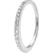 Trendor 21654 Damenring Silber 925 mit Zirkonia