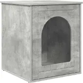 vidaXL Katzenhaus Beton 53 x 52 x 62 cm Holzwerkstoff