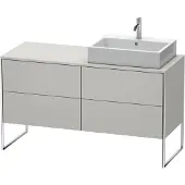 Duravit Waschtischunterschrank XSquare 140x77,8x53,8cm, 4 AZ, st, B r, bg m