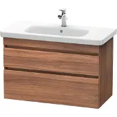 Duravit DuraStyle Waschtischunterschrank wandhängend 6482, 2 Schubkästen, 930mm, für DuraStyle, DS648207979, Farbe: Nussbaum Natur Dekor