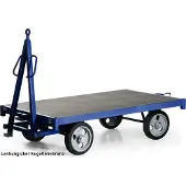 Bakoprotaurus Bako Logistiksysteme Industrie-Anhänger mit Kugellenkkranz 5t Traglast Vollgummi 3000x1500mm