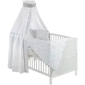 Schardt Baby-Komplettbett-Set Conny inkl. Bettwäsche,