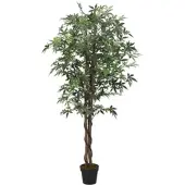 Furnicato Ahornbaum Künstlich 336 Blätter 120 cm Grün
