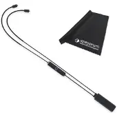 Mackie Bluetooth-Adapter MP-BTA für In-Ear Kopfhörer mit Tuch
