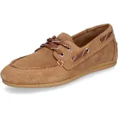 MIDS MELVA Damen Loafer aus Veloursleder in braun mit Leder-Innenausstattung