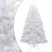 Furnicato Künstlicher Weihnachtsbaum Klappbar Beschneit 120 cm