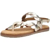 Lazamani Riemchensandale "Sandalen Leder/Textil"