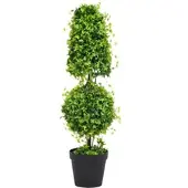 Furnicato Künstlicher Buchsbaum mit Topf Grün 100 cm