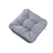 TexDeko 1er Pack Loungekissen Gartenpolster für Rattanmöbel UV-Schutz & Wasserabweisend 60x80x12 cm (Grau)