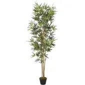 Furnicato Bambusbaum Künstlich 1104 Blätter 180 cm Grün