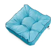 TexDeko 1er Pack Loungekissen Gartenpolster für Rattanmöbel UV-Schutz & Wasserabweisend 60x80x12 cm (Aqua)