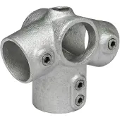 GeZu Impex Rohrverbinder 271/2° Traufentopstück Ø 42 mm Feuerverzinkt Dachrohrverbinder