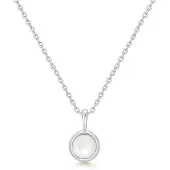 Ania Haie Halskette - 925er Sterlingsilber Mother of Pearl - Gr. unisize - in Silber - für Damen
