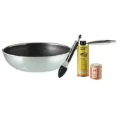 Hensslers Wok- Box , Edelstahl