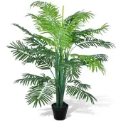 Furnicato Künstliche Phönix-Palme mit Topf 130 cm