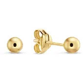 Jackie Gold Ball Studs 3mm JKE20.083 Ohrstecker