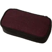 Tenneco Schüleretui Collect - Federbox (Trace) burgund melange