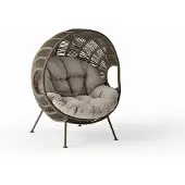 Suns Nuna Egg Chair Aluminium/Rope inkl. Kissen