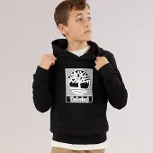 Timberland Junge Kapuzenpullover Black Black